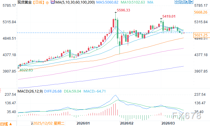 中东战事推升美元避险需求黄金承压，专家称金价与美元传统相关性已破裂